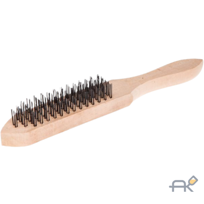  Щетка проволочная стальная 6 рядов ВОЛАТ (крацовка) (81110)